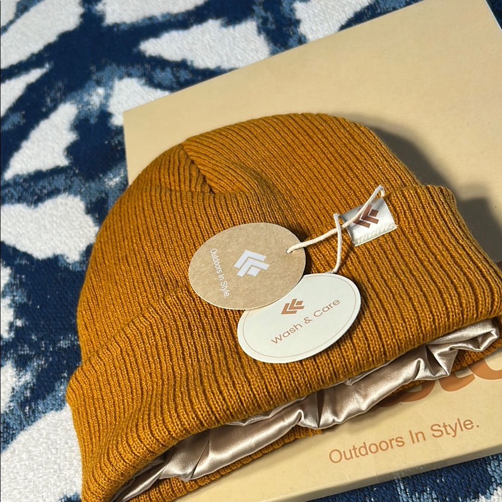 Creekstone Mustard Knit Beanie